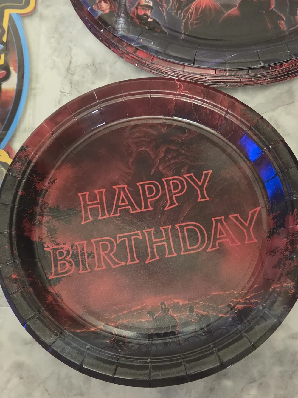 88 Piece Stranger Things Themed Birthday Party Tableware Set